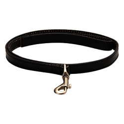 Barbour Leather Dog Lead, Black